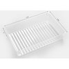 Basicwise Clear Plastic Large Drawer Organizers QI003394.L